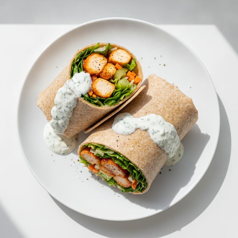 Buffalo Chicken Ranch Wraps