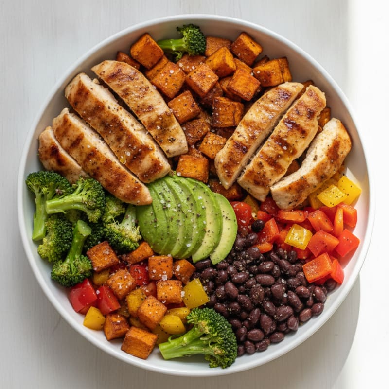 Sweet Potato & Veggie Power Bowl
