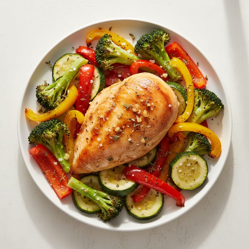 Garlic Herb Roasted Chicken and Vegetables