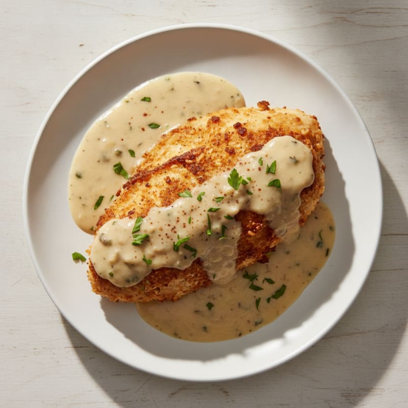 Buttermilk Fried Chicken with Creamy Gravy