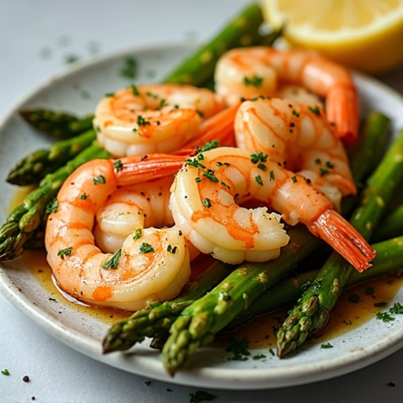 15-Minute Sheet Pan Lemon Garlic Shrimp with Asparagus
