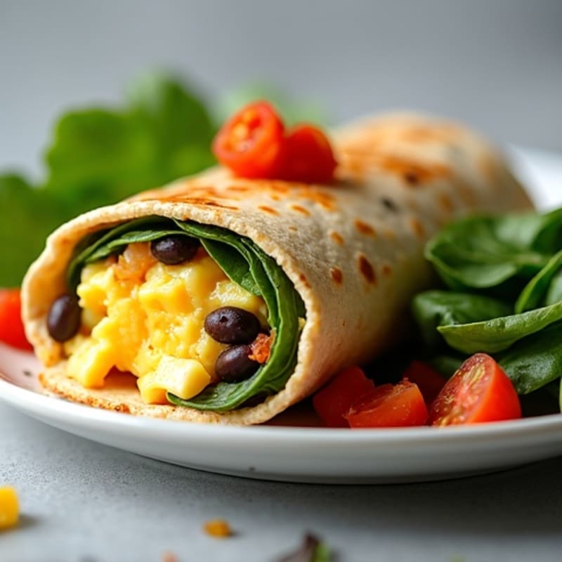 Protein-Packed Egg White Breakfast Burrito