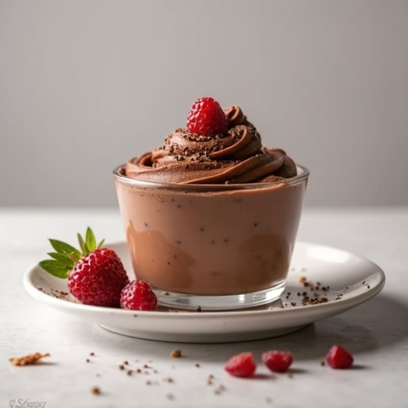 Protein Chocolate Mousse with Greek Yogurt