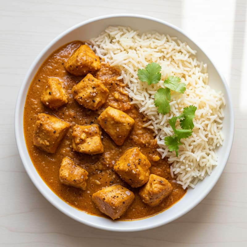 Spiced Butter Chicken with Basmati Rice