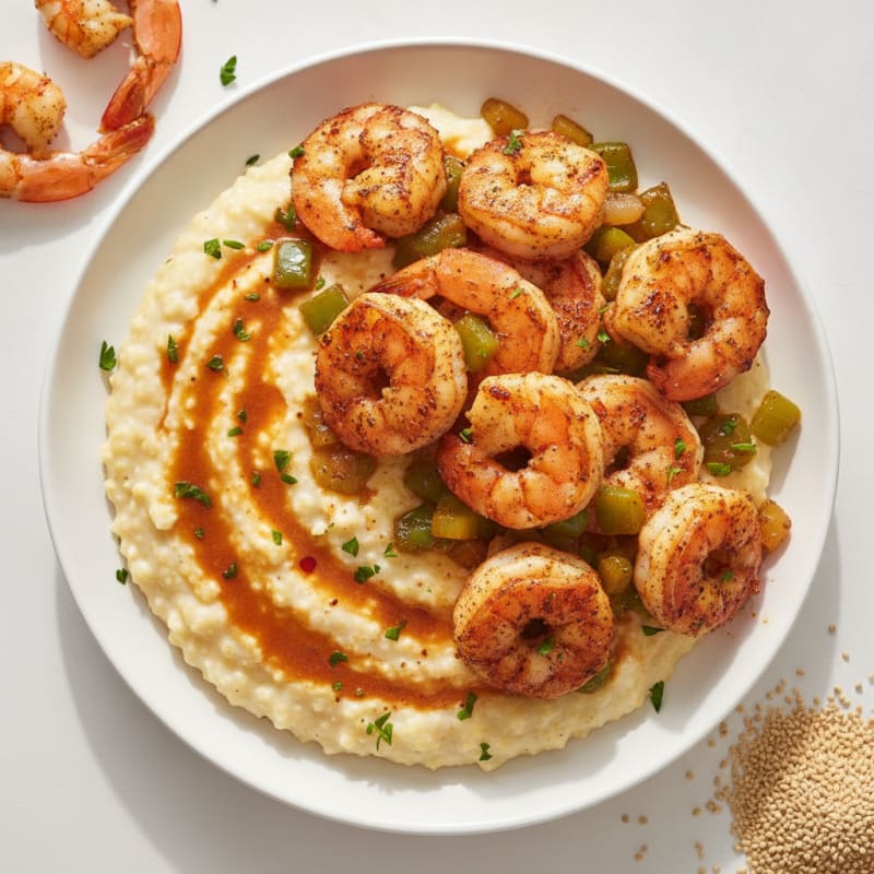Cajun Shrimp and Creamy Grits