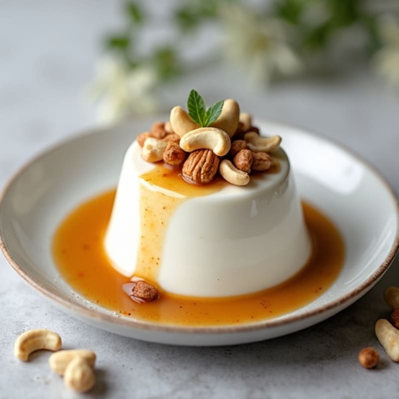 Silky Greek Yogurt with Toasted Cashews and Cardamom