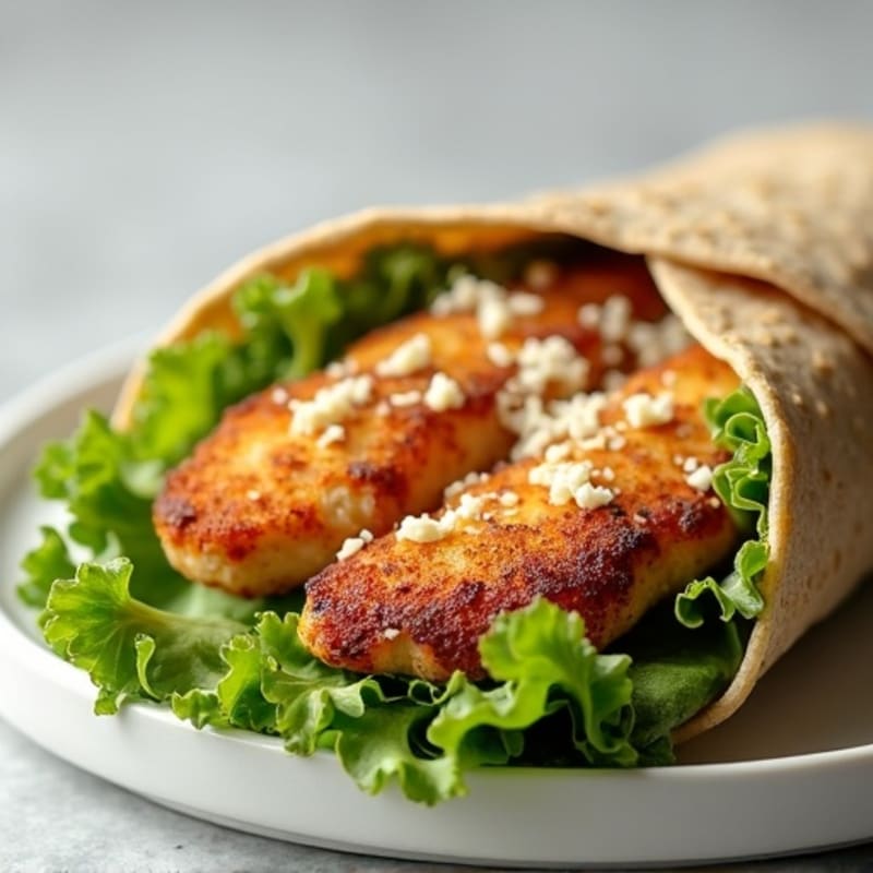 Crispy Chicken Caesar Wrap