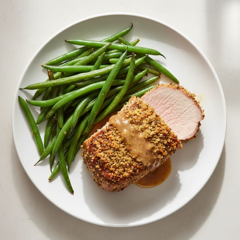 Tender Herb-Crusted Pork Loin Roast