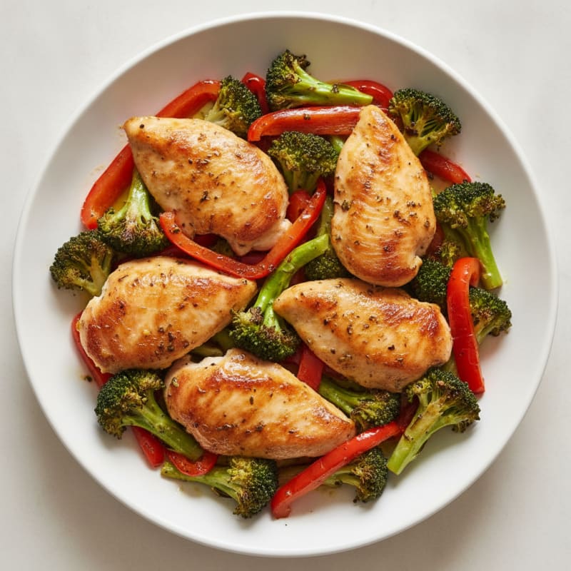 Lemon Herb Baked Chicken and Veggies