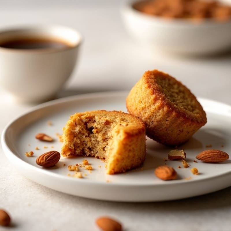 Protein-Packed Almond-Coffee Mini Cakes