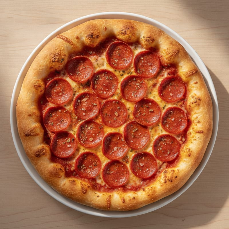 Stuffed Crust Pepperoni Pizza