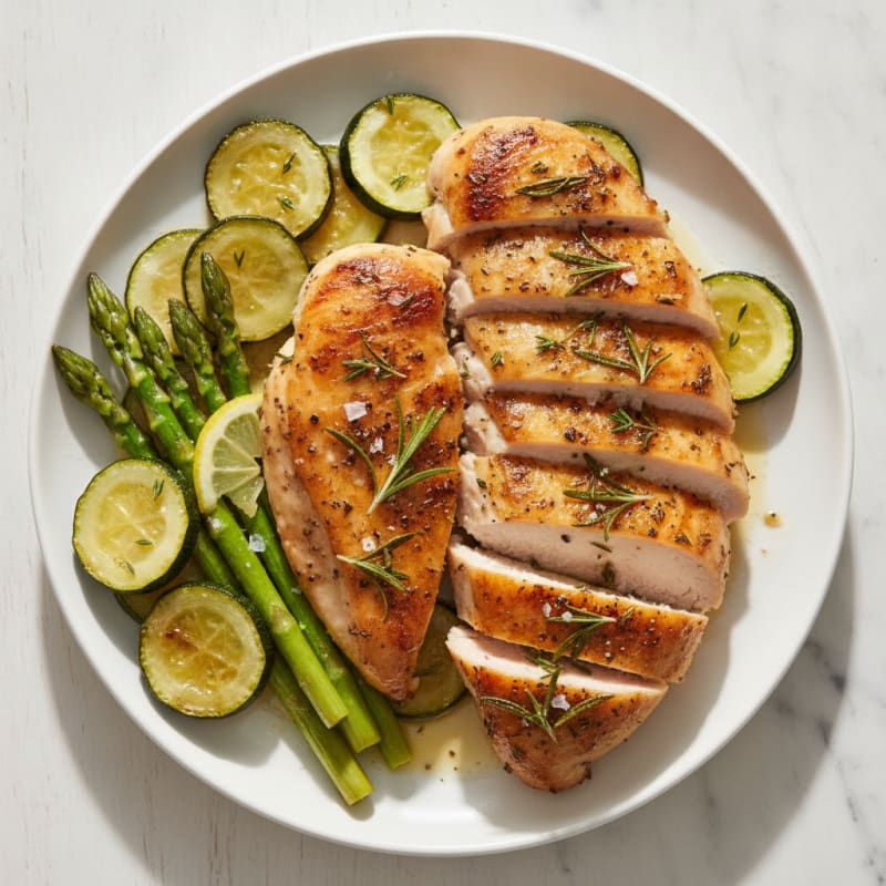 Herb-Roasted Chicken with Roasted Vegetables