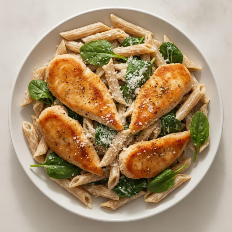 Creamy Garlic Parmesan Pasta