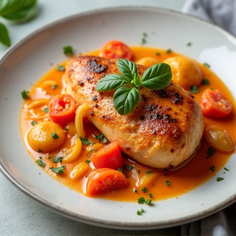 Creamy Spiced Tomato Chicken