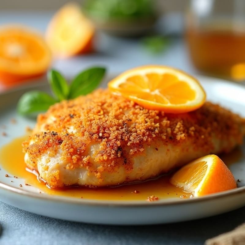 Crispy Citrus-Glazed Chicken