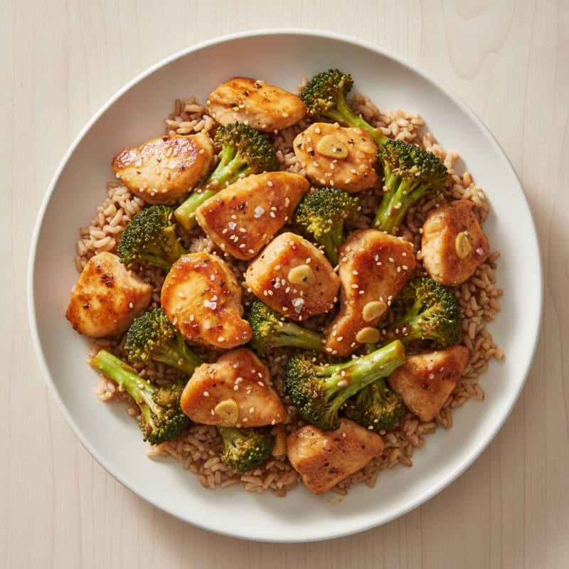 Teriyaki Chicken and Broccoli Stir-Fry