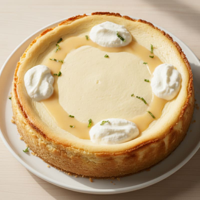 Silky Protein Cheesecake with Whey Protein and Skyr Yogurt