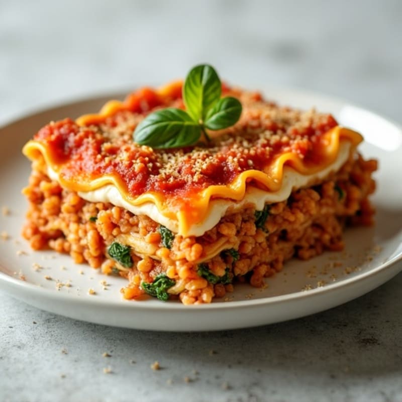 Hearty Lean Ground Turkey Lasagna