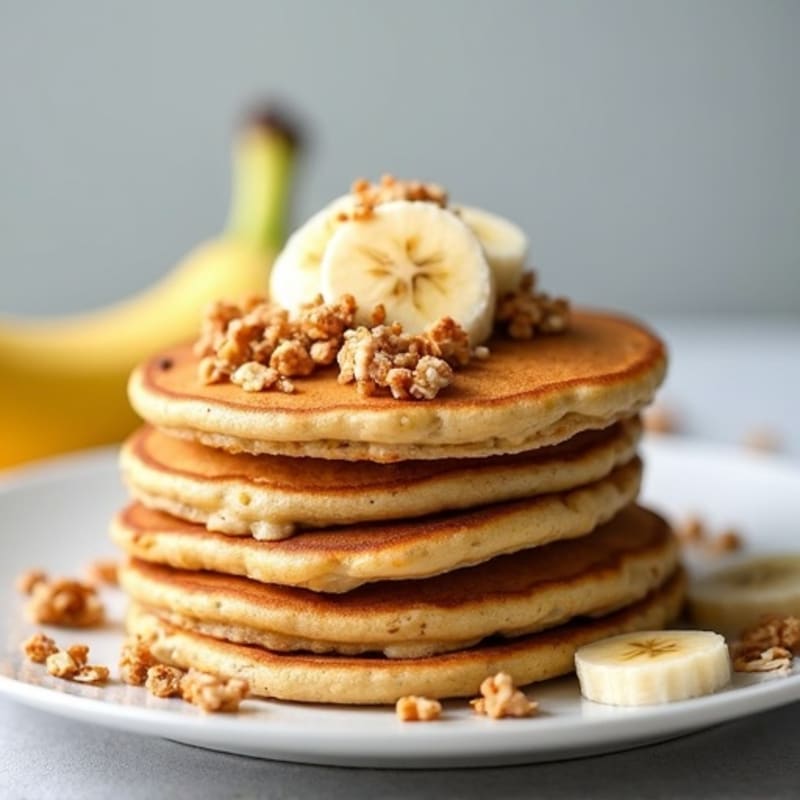 Protein-Packed Banana Oat Pancakes