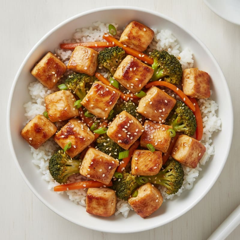 Teriyaki Chicken and Rice Bowl
