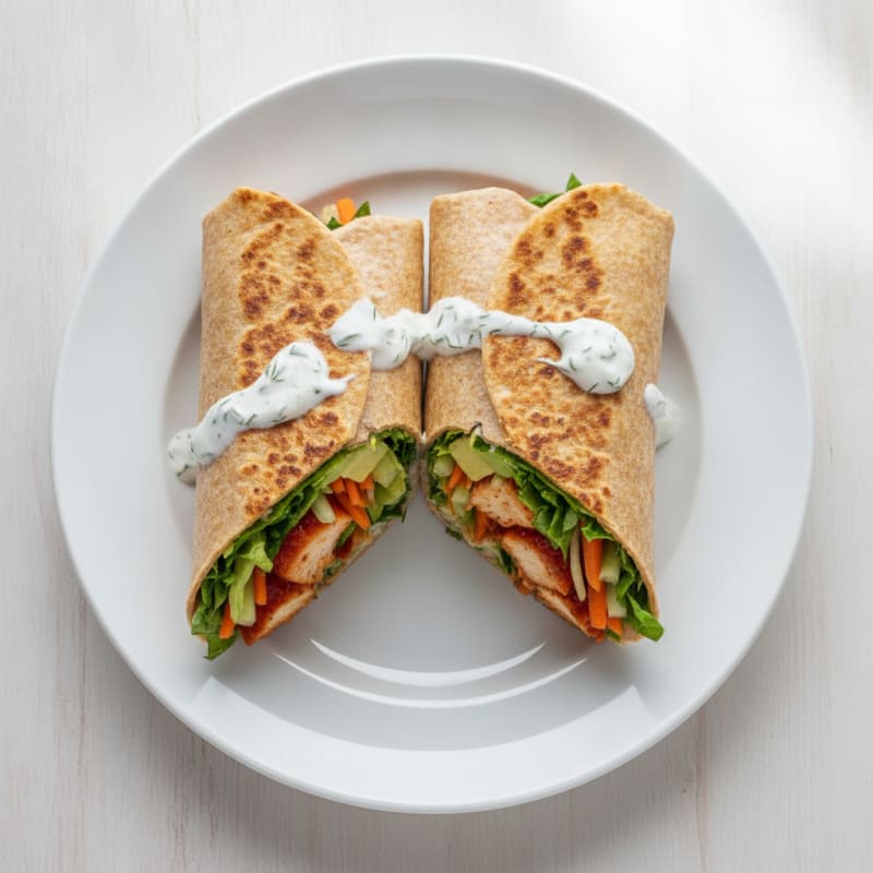 Buffalo Ranch Chicken Wrap