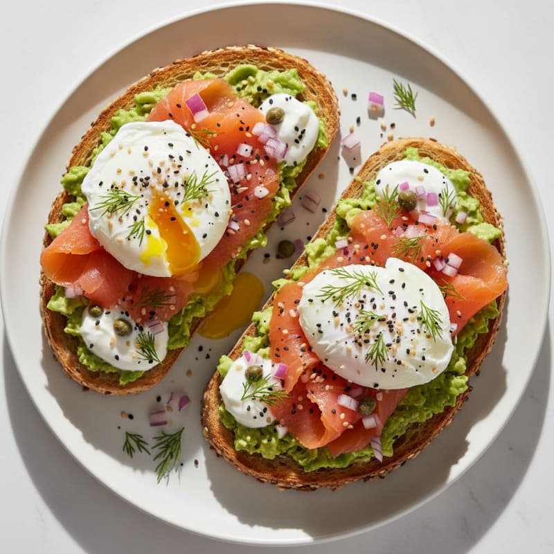 Smoked Salmon and Avocado Toast