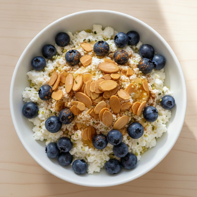 Cottage Cheese and Berry Protein Parfait