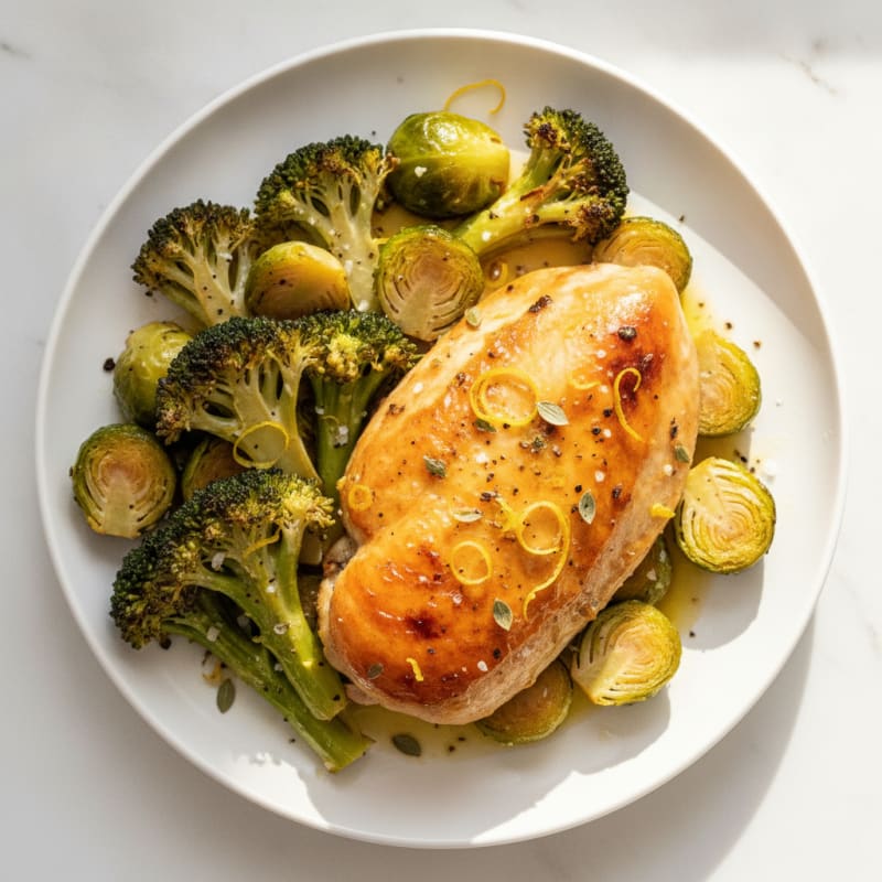 Lemon Herb Roasted Chicken and Vegetables