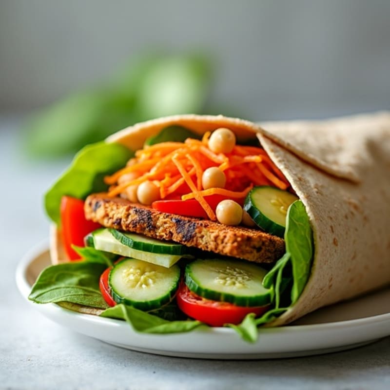 Fresh Garden Veggie Wrap