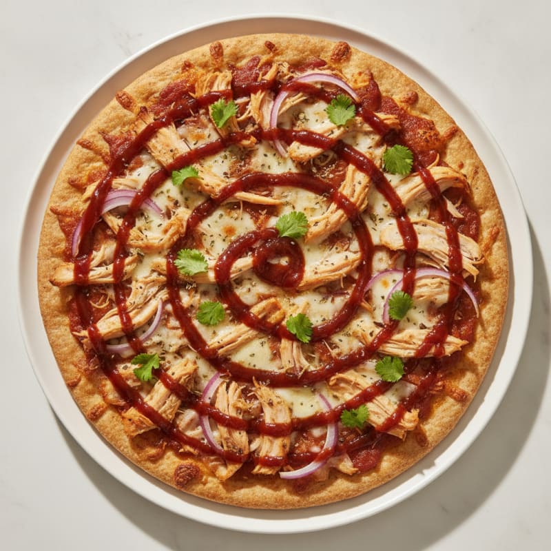 High-Protein BBQ Chicken Pizza
