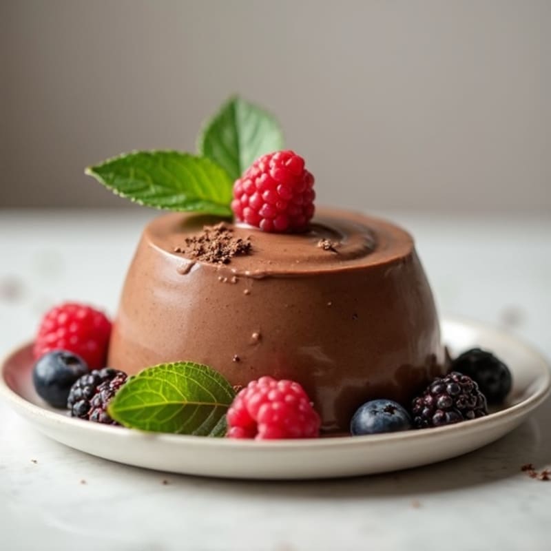 Silky Chocolate Protein Pudding