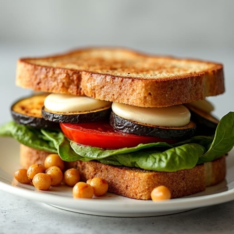 Crispy Roasted Vegetable Panini