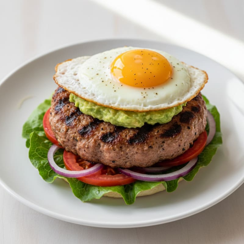 Smoky Grilled Turkey Burger Deluxe