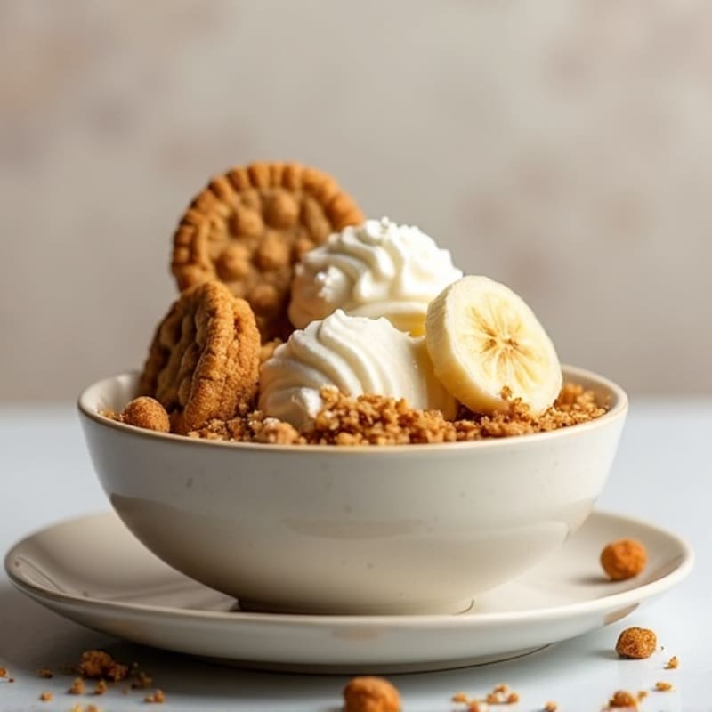 Creamy High-Protein Chickpea Cookie Dough Bowl