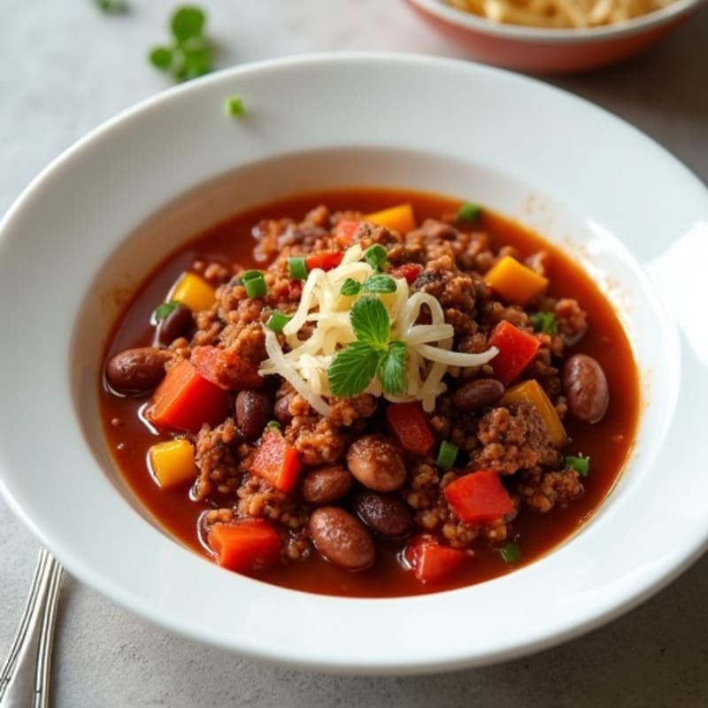 Hearty Lean Beef and Bean Chili