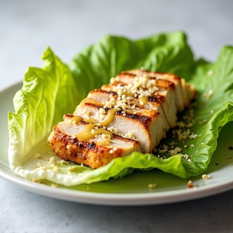 Grilled Chicken Caesar Lettuce Wrap