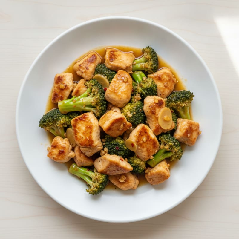 Garlic Chicken and Broccoli Stir-Fry