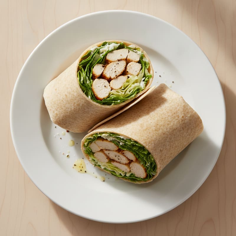 Chicken Caesar Salad Wraps