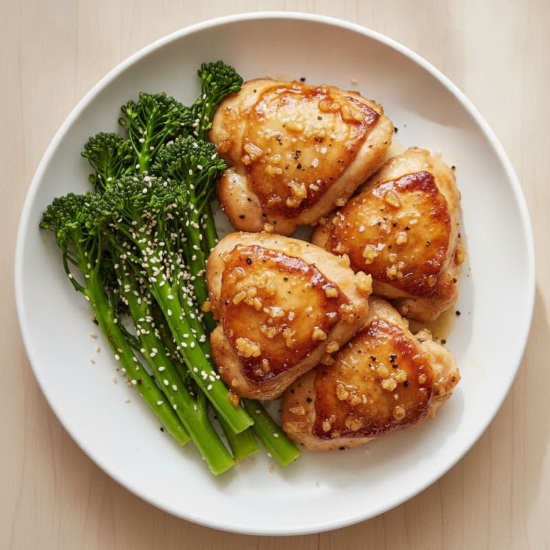 Honey-Garlic Glazed Chicken Thighs