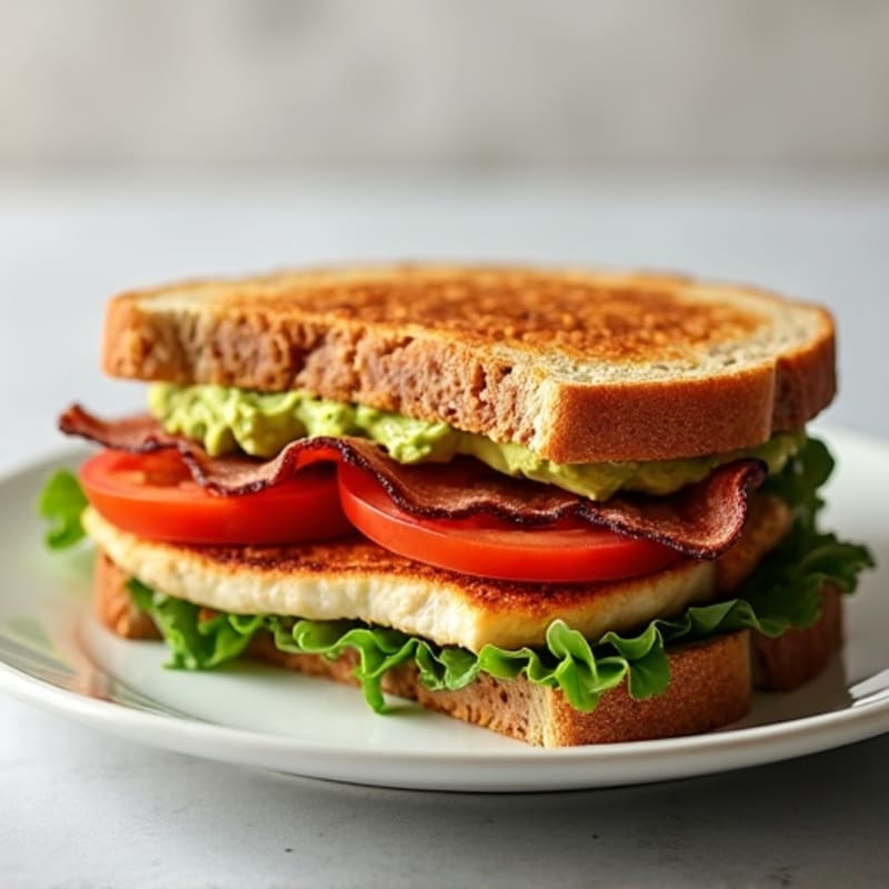 Grilled Chicken Sandwich with Spinach, Tomato & Avocado Spread