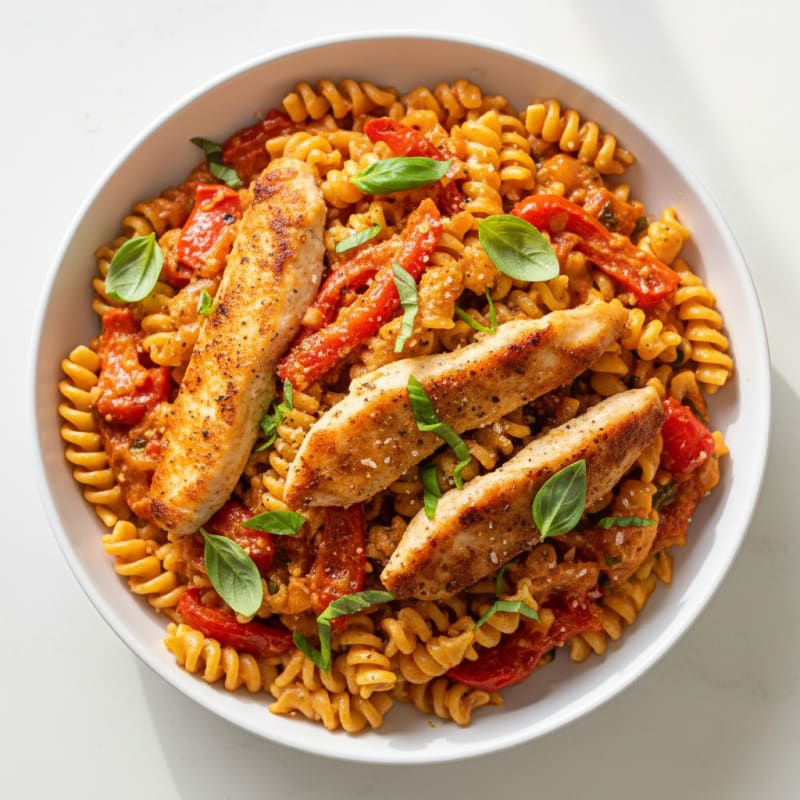 Creamy Roasted Red Pepper Pasta