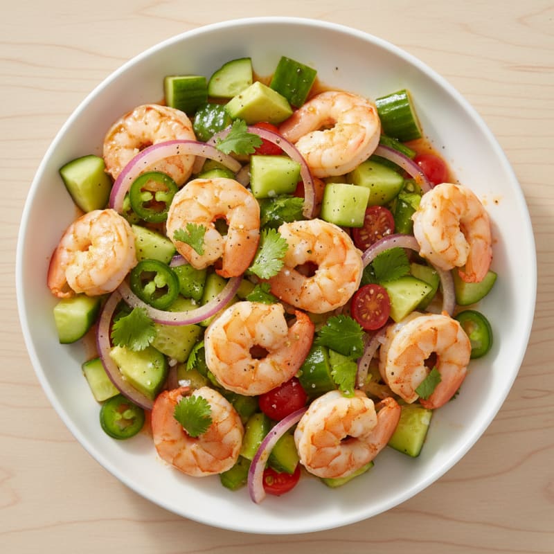 Zesty Chili-Lime Shrimp Ceviche with Avocado