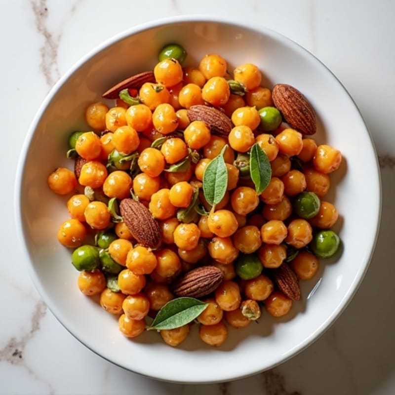 Crispy Roasted Chickpea Trail Mix