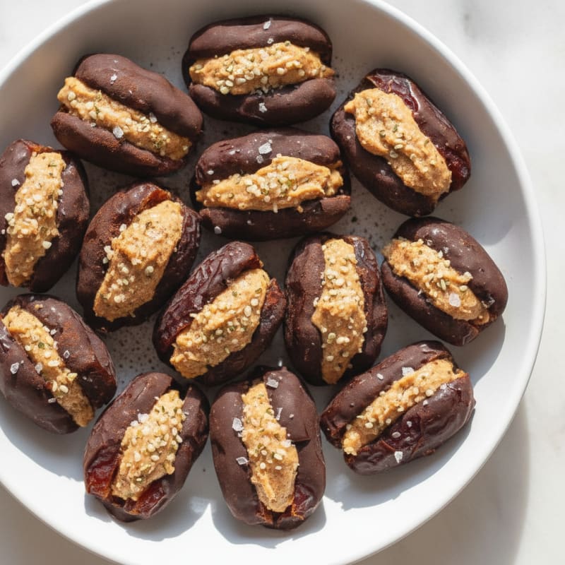 Frozen Chocolate-Date Energy Bites