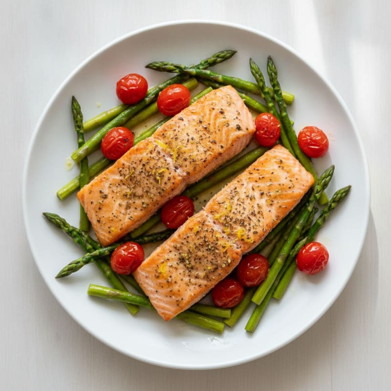 Sheet Pan Lemon Herb Salmon