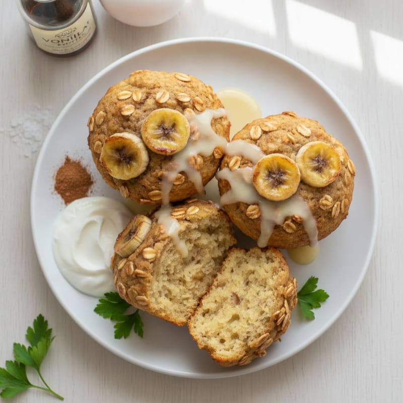 Banana Protein Power Muffins