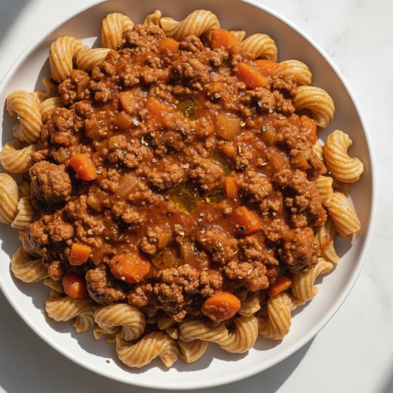 Hearty Beef Ragu with Gluten-Free Pasta