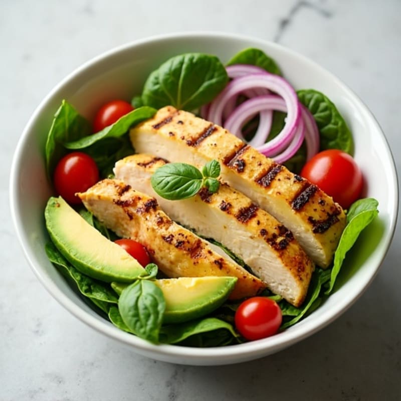 Crisp Avocado Salad Bowl