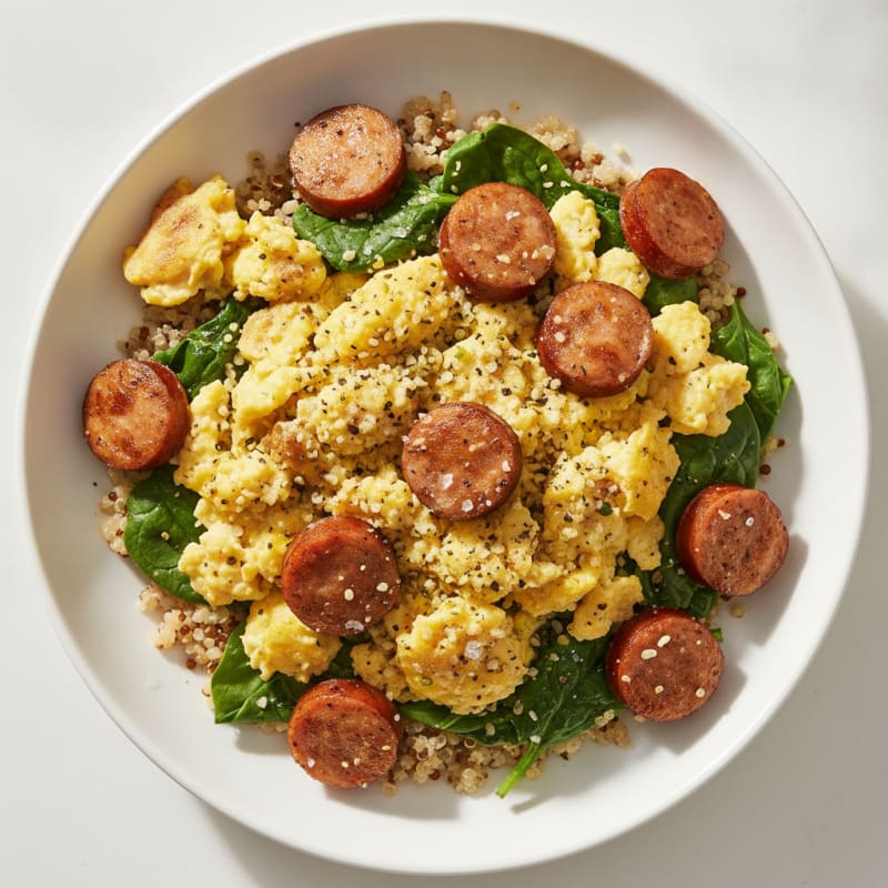Savory Egg and Spinach Power Bowl