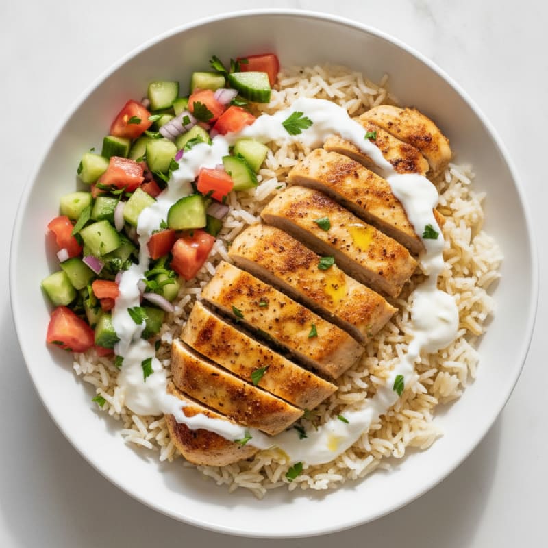 Chicken Shawarma Rice Bowl